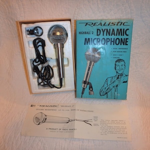 Realistic  Microphone With Box