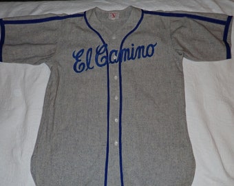 Old Wool Flannel Baseball Jersey