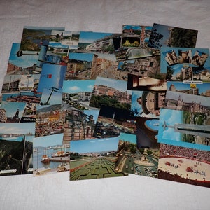 Old Souvenir Postcards From Europe Lot of 35