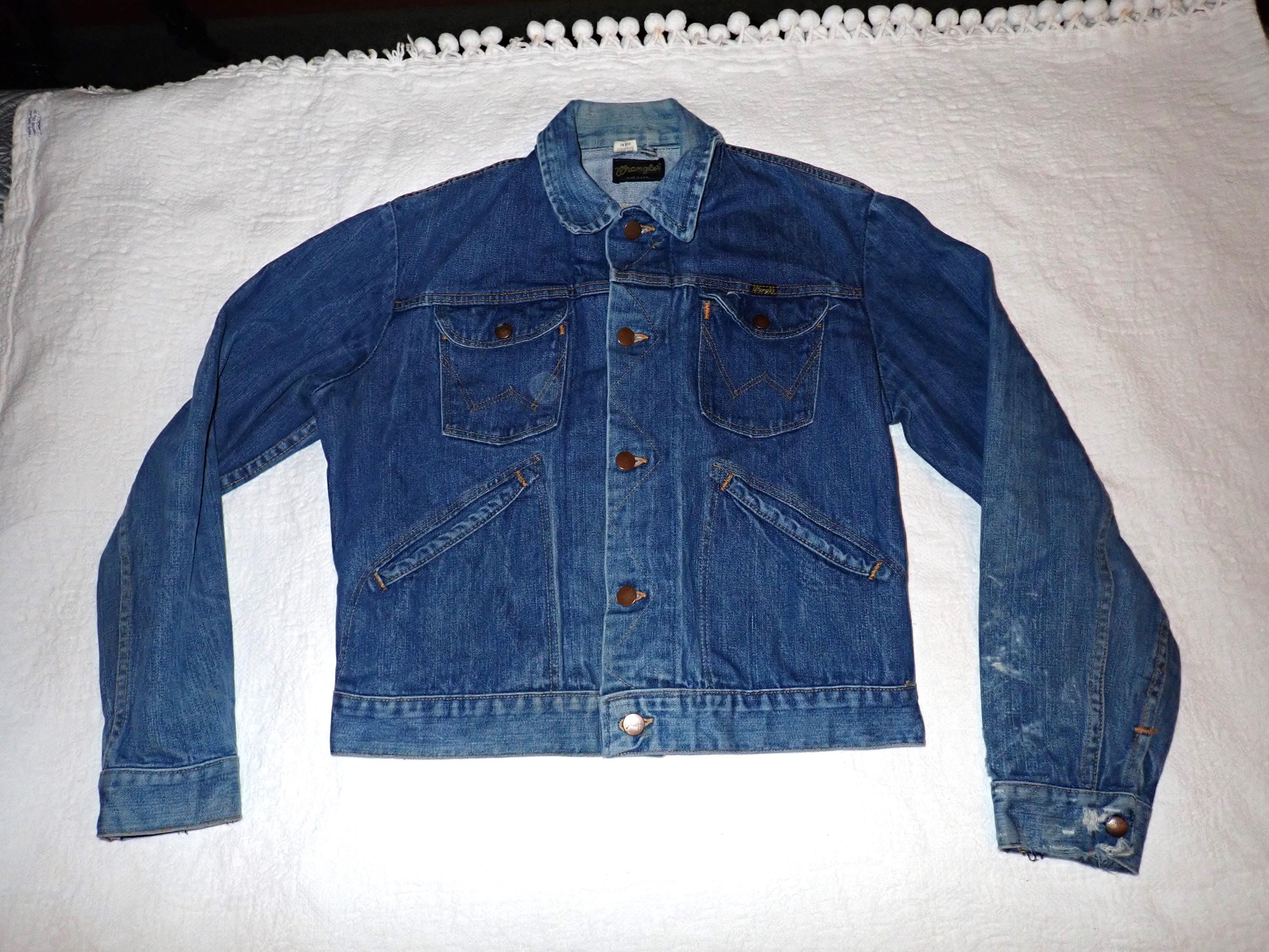 70s Wrangler Jacket - Etsy 70s Wrangler Jacket - Etsy