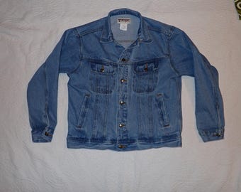 Wrangler Denim Jacket Men's Size Large