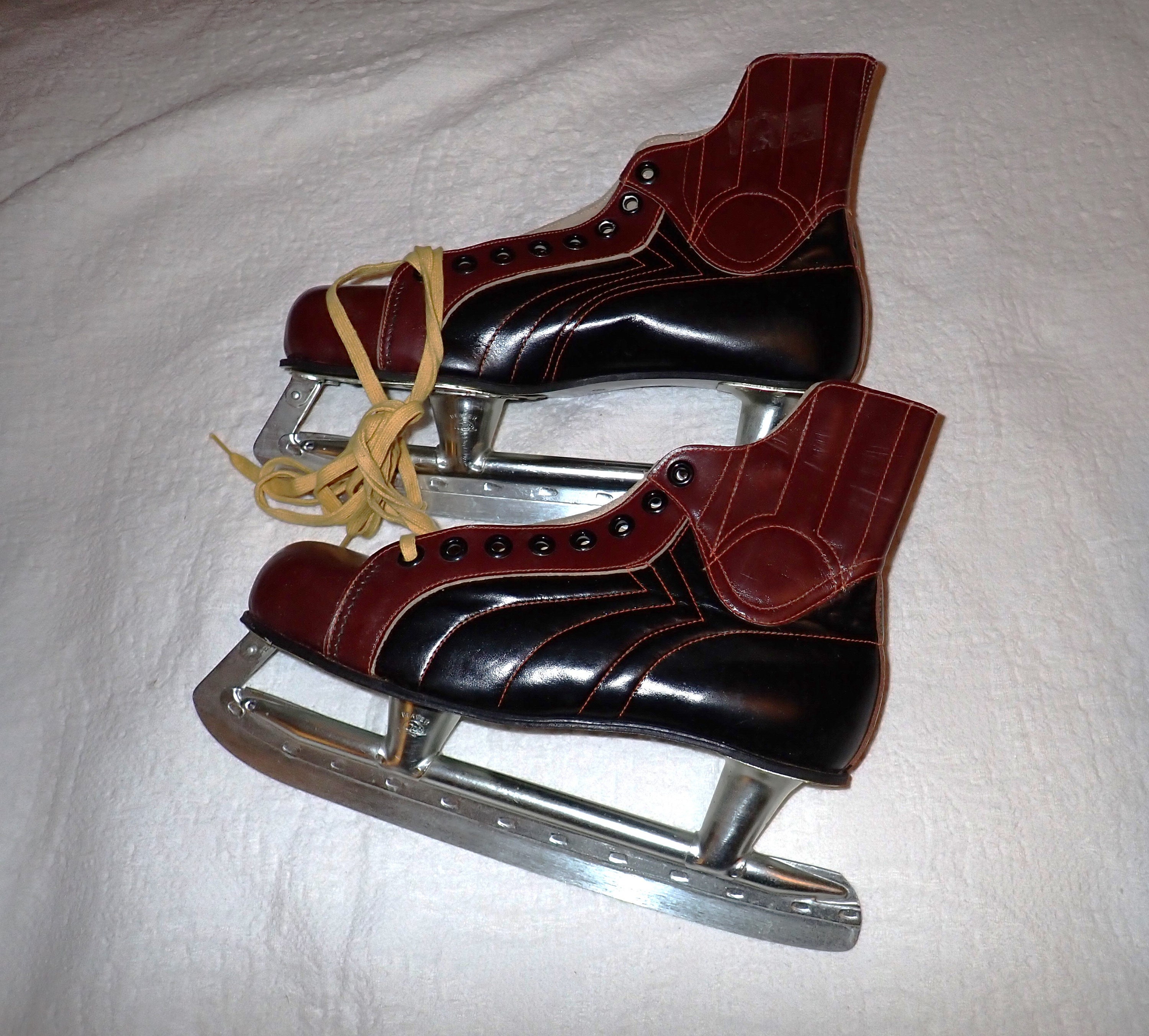 Unused Mid Century Hockey Skates