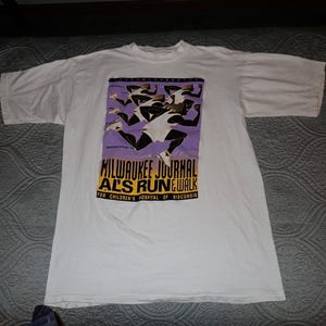 1992 Milwaukee Journal Al&#39;s Run T-Shirt Size XL