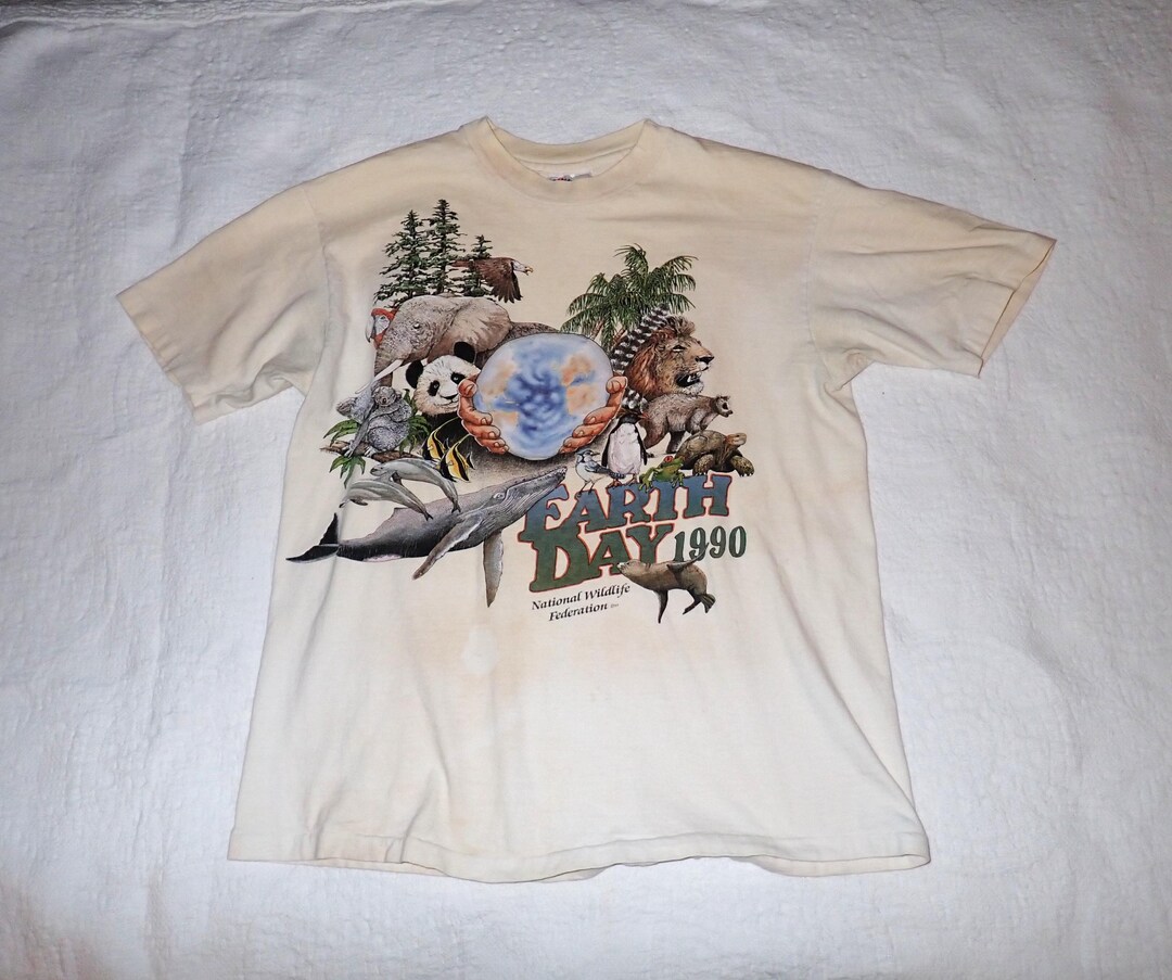 Earth Day 1990 T-shirt Size Large - Etsy