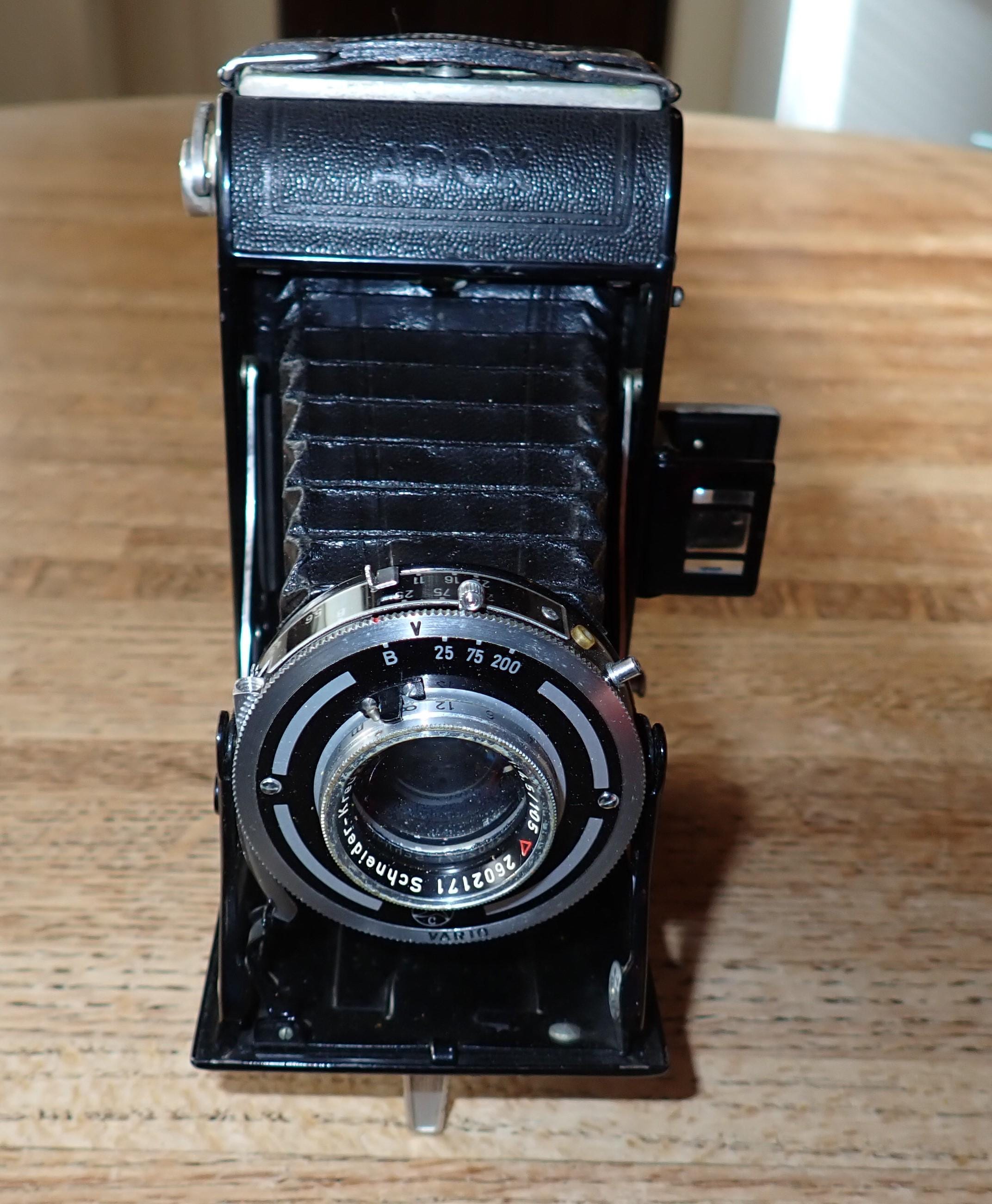 MADE IN GERMANY 35mm アンティークフィルムカメラ 1935 F.Deckel München Germany Folding camera WITH ORIGINAL