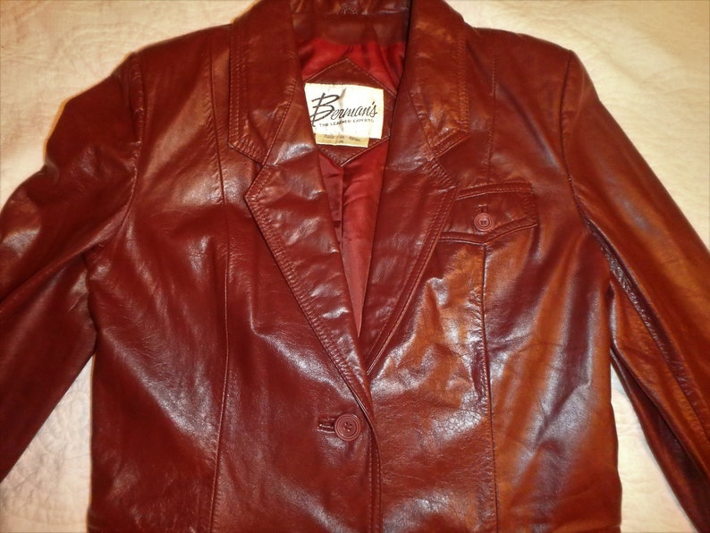 Berman/'s Size 14 Women/'s Leather Jacket