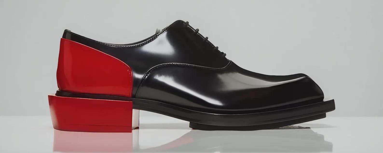 alexander mcqueen black dress shoes and Red Leather Derbys Color:SOFT CORAL up fastening and a Category_trousers-&-shorts Find Your birthday dress