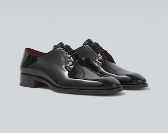 Christian Louboutin Chambeliss Lack Derby Schuhe