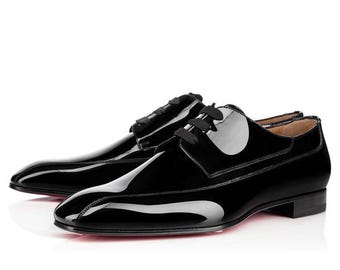 Christian Louboutin Greggo Oxfords - Lackkalbsleder - Schwarz - Herren