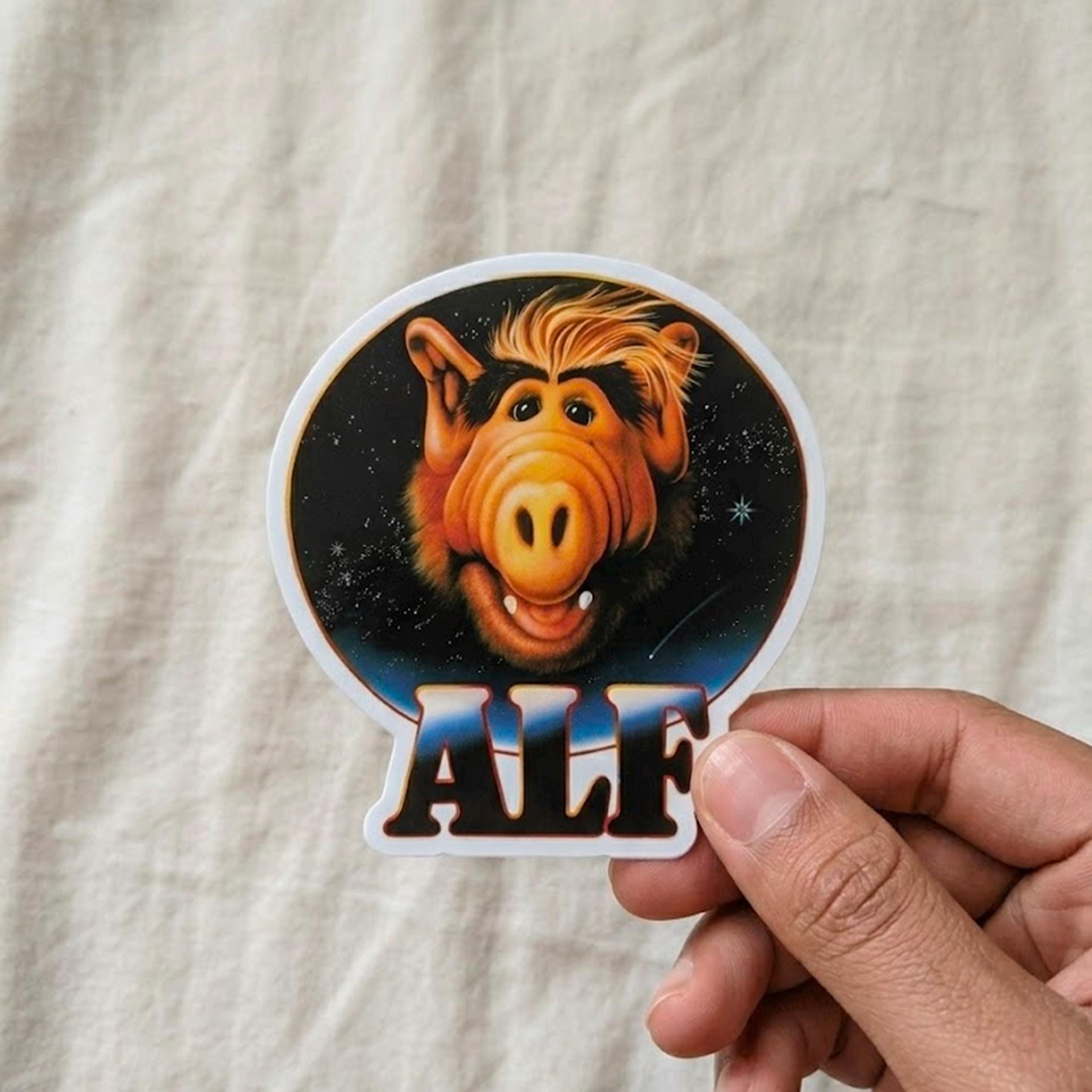 ALF- Outer Space Logo Kiss-cut Sticker Stickers Car Magnet Accessories ...