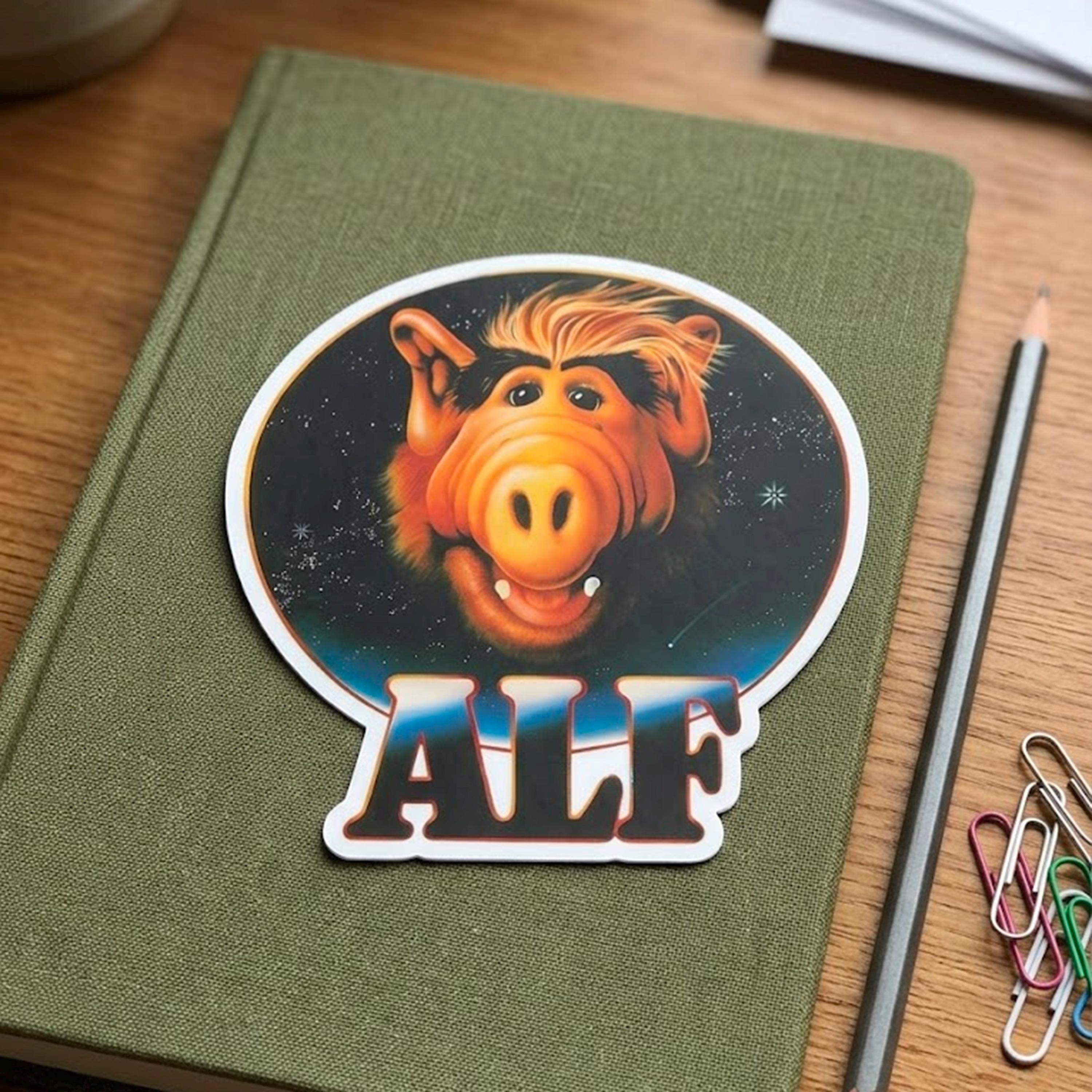 ALF- Outer Space Logo Kiss-cut Sticker Stickers Car Magnet Accessories ...