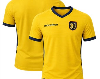 エクアドル代表アウェイ用ブルーサッカーユニフォーム（ワールドカップ