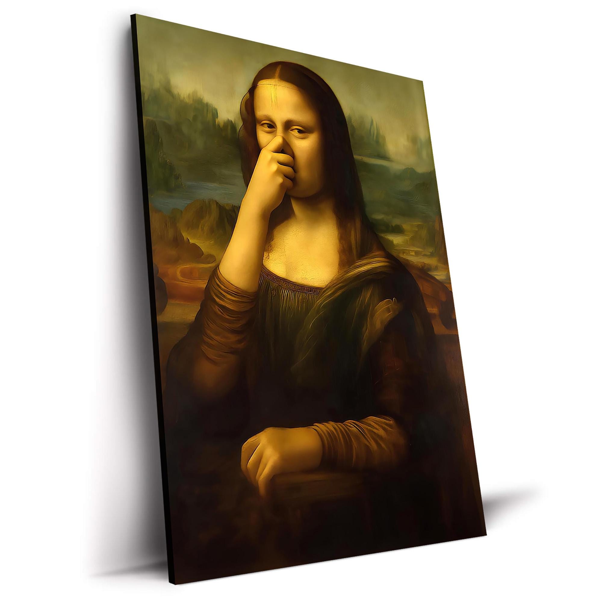 Wall art モナリザ モナリザ 英語 ポスター Mona lisa poster - 日本