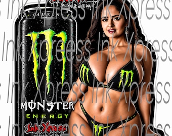 Salma Monster hardhat sticker