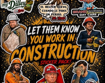 Construction Workers sticker pack