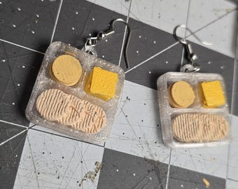 Ham & Cheese Lunchables Earrings (Pair)