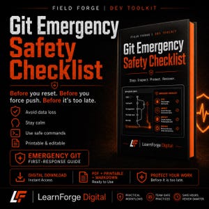 Git Emergency Safety Checklist for Developers