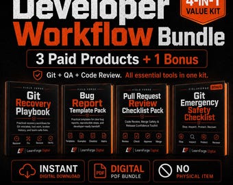 Paquete de flujo de trabajo para desarrolladores para Git, informes de errores y revisión de código.