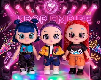 Muñeca Kpop Cazadora de Demonios Mira – Muñeca coleccionable Kpop estilo anime, linda muñeca de silicona, regalo para fans del Kpop y niños.