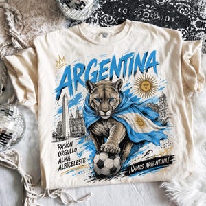 Argentina World Cup 2026 PNG Bundle, Argentina Football Digital Design, Argentine Fan PNG, World 2026 Sublimation, Vamos Argentina image 8