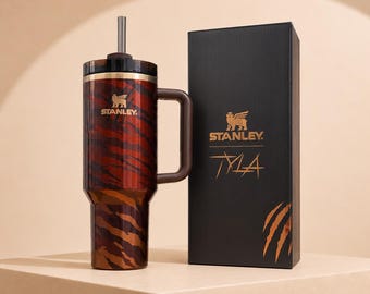 Stanley 40 Oz Tumbler  Coquette Travel Cup with Straw