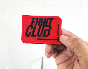 Fight Club Embroidered Iron On Patch | Movie Logo Patches