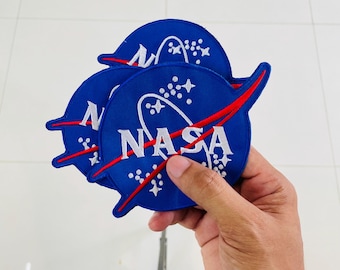 NASA Embroidered Logo Patch | Space Mission Iron On Patch