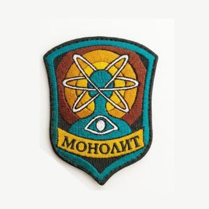 STALKER Monolith Embroidered Patch, Game Embroidered Patch, Military Style Patch, Cosplay Jacket Backpack Decor, Game Lover Patch