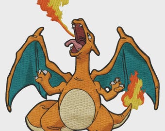 Pokemon Charizard Fire-Breathing Anime Patch
