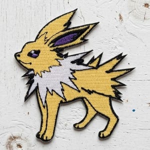Pokemon Jolteon Electric-Type Embroidered Patch