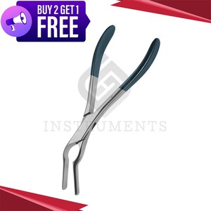 Asch Septum Straightener Forceps Blunt Long Blades 22cm Detail Work Strong Grip Hand Tool