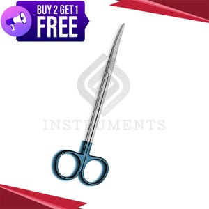 Metzenbaum Dissecting Scissors Curved Secure Grip Detail Work Hand Tool