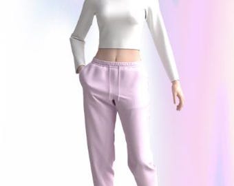 Tall Women's Modal Lounge Pants – Luxury Silk Feel, EXTRA Length, Cuffed Feet