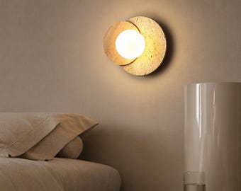 Wabi-Sabi Vintage Wall Lamp for Bedroom, Staircase & Living Room Decor
