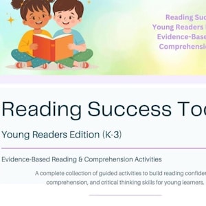 Reading Success Toolkit K-3|76-Page Printable  Resource| Phonics, Fluency & Reading Comprehension