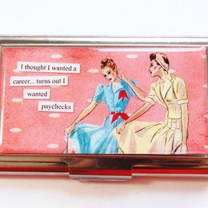 Business Card Case, Funny Card Case, Humor, Funny Business Card Case, Card case, business card holder  (3003)