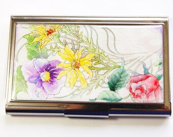 Sewing Needle Case, needle case, flower case, Needle holder, Needle organizer, Sewing supplies, Gift for Sewer, Quilter, floral case (3568)