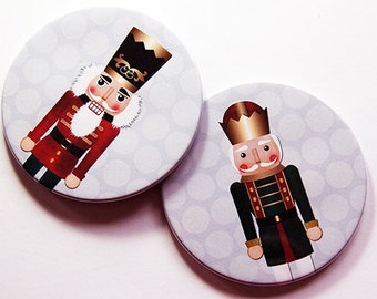 Coasters, Nutcracker Coasters, Christmas Coasters, Hostess Gift, Set of Coasters, Christmas Decor, Nutcracker, Mix & Match (5244b)