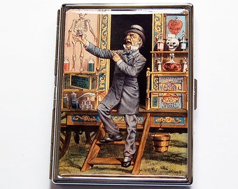 Funny Cigarette Case, Snake Oil Salesman, Fathers Day Gift, Cigarette box, Cigarette Holder, Cigarette Case, Gift for him (8665S)