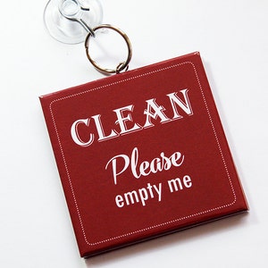 Dishwasher Sign, Works on Stainless Steel, Clean Dishes Sign, Dirty ...