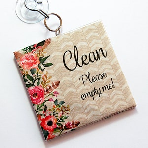 Clean Dishes, Dirty Dishes, Sign With Suction Cup, Dishwasher Sign ...