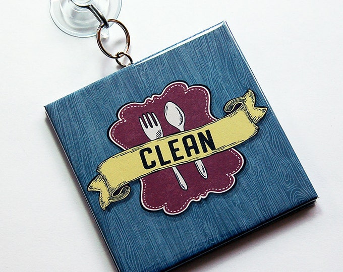 Dishwasher Sign, Works on Stainless Steel, Sign With Suction Cup, Clean ...