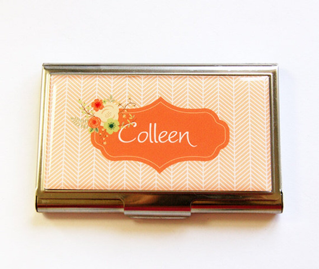 Personalized Business Card Case Card Case Custom Case Etsy