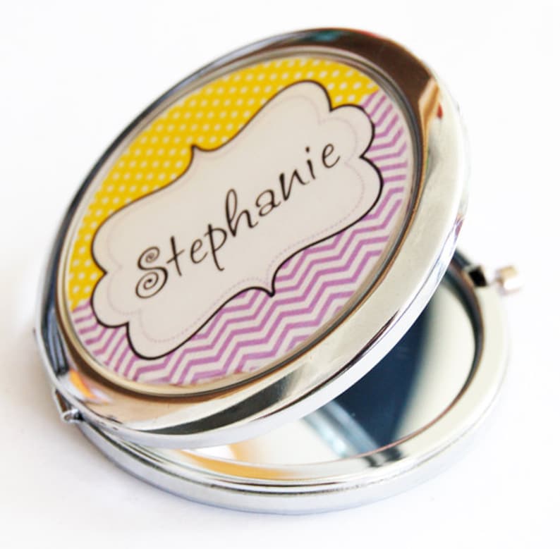 Personalized Compact Mirror Custom Purse Mirror Compact Etsy
