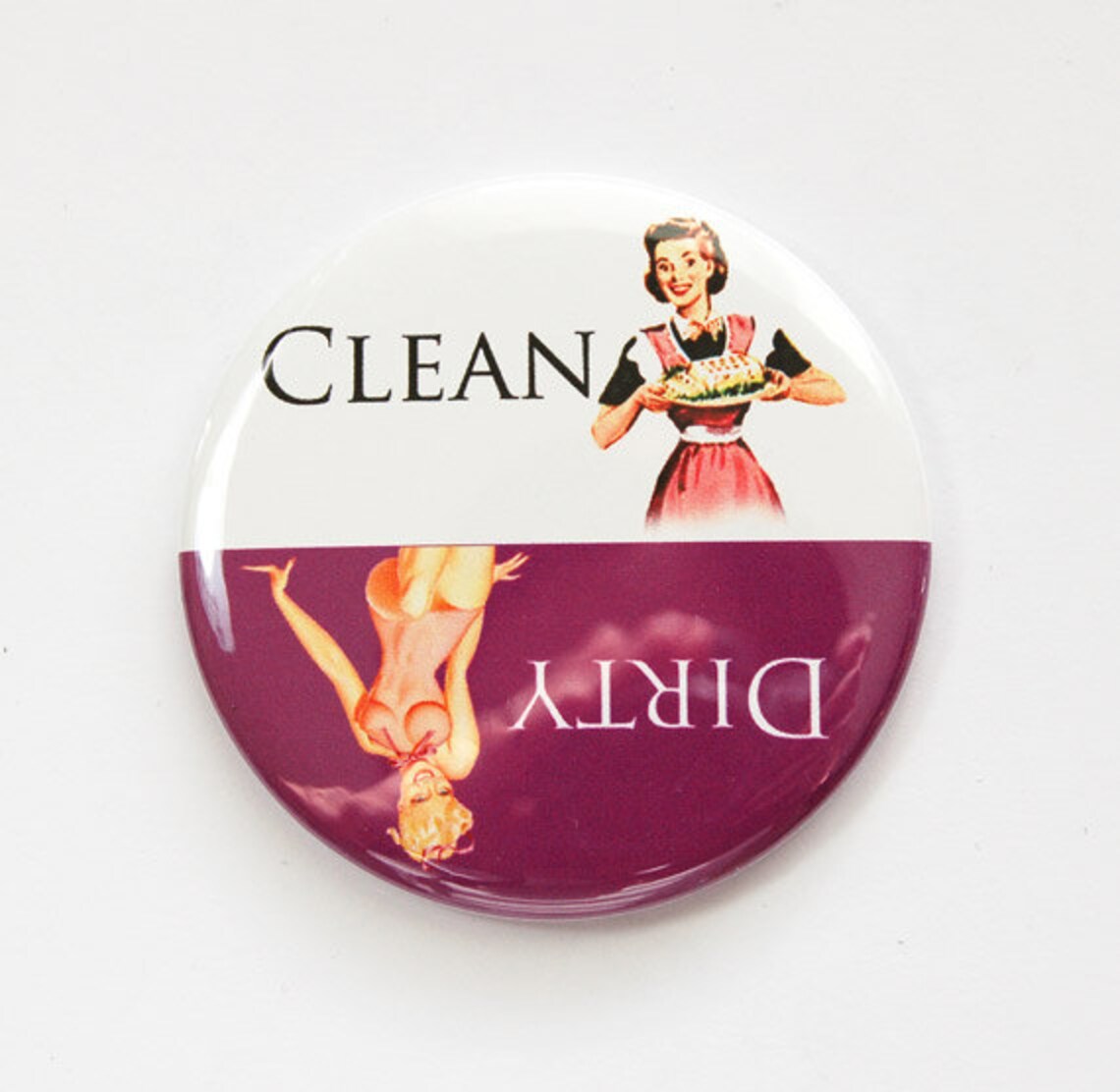 Dishwasher Clean Dishes Dirty Dishes Pinup Girl Etsy