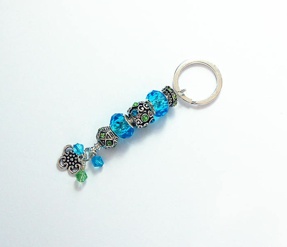 Glass Bead Keychain Pretty Keychain Stocking Stuffer Gift Etsy Canada