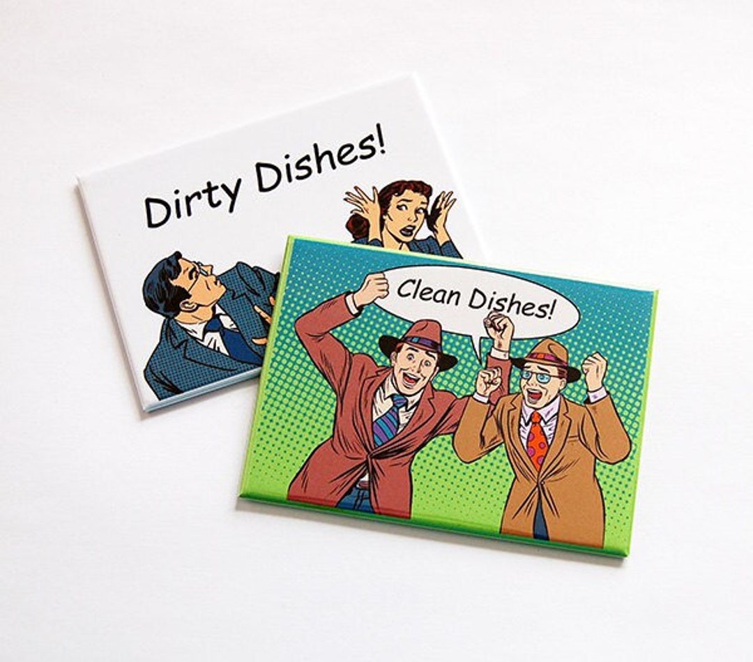Dishwasher Magnet, Dirty Dishes, Clean Dishes, Dirty Dishes Magnet ...