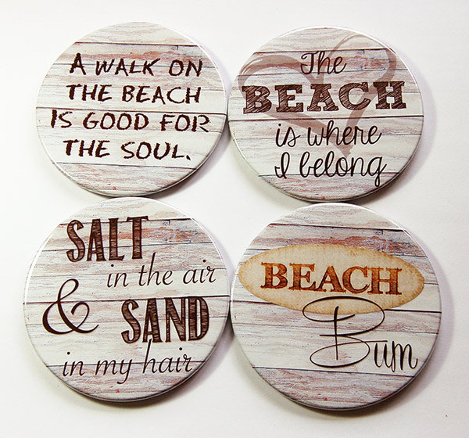 Drink Coasters Beach House Decor Coasters Hostess Gift Etsy
