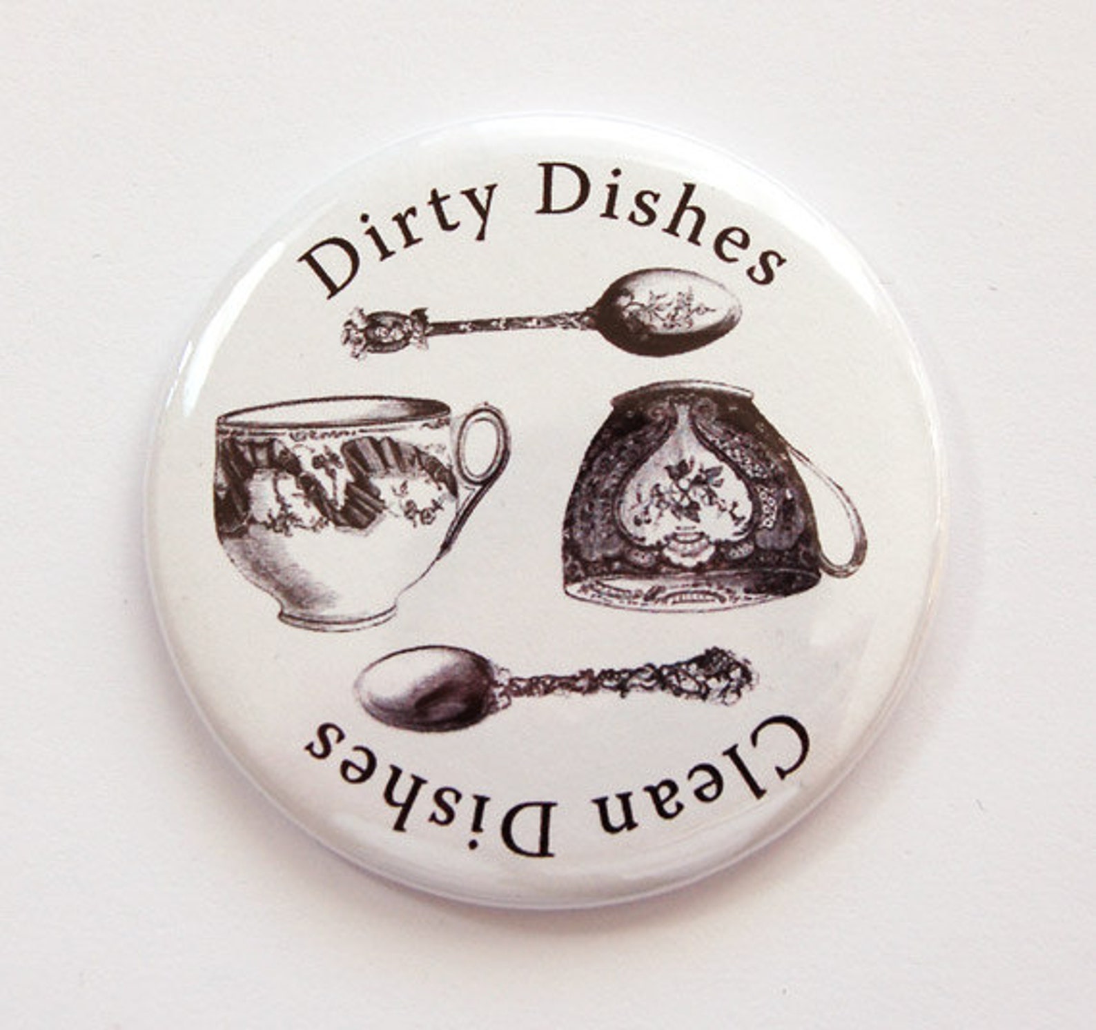 Clean Dishes Dirty Dishes Dishwasher Kitchen Etsy