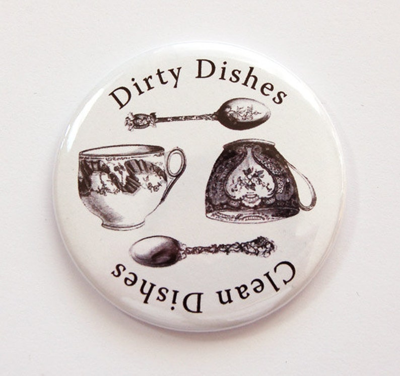 Clean Dishes Dirty Dishes Dishwasher Kitchen Etsy